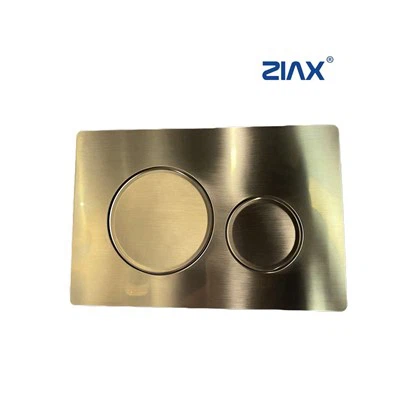 Златен пластмасов панел (модел с двоен-отвор) - Подобрете устройството си с луксозна естетика и практичност